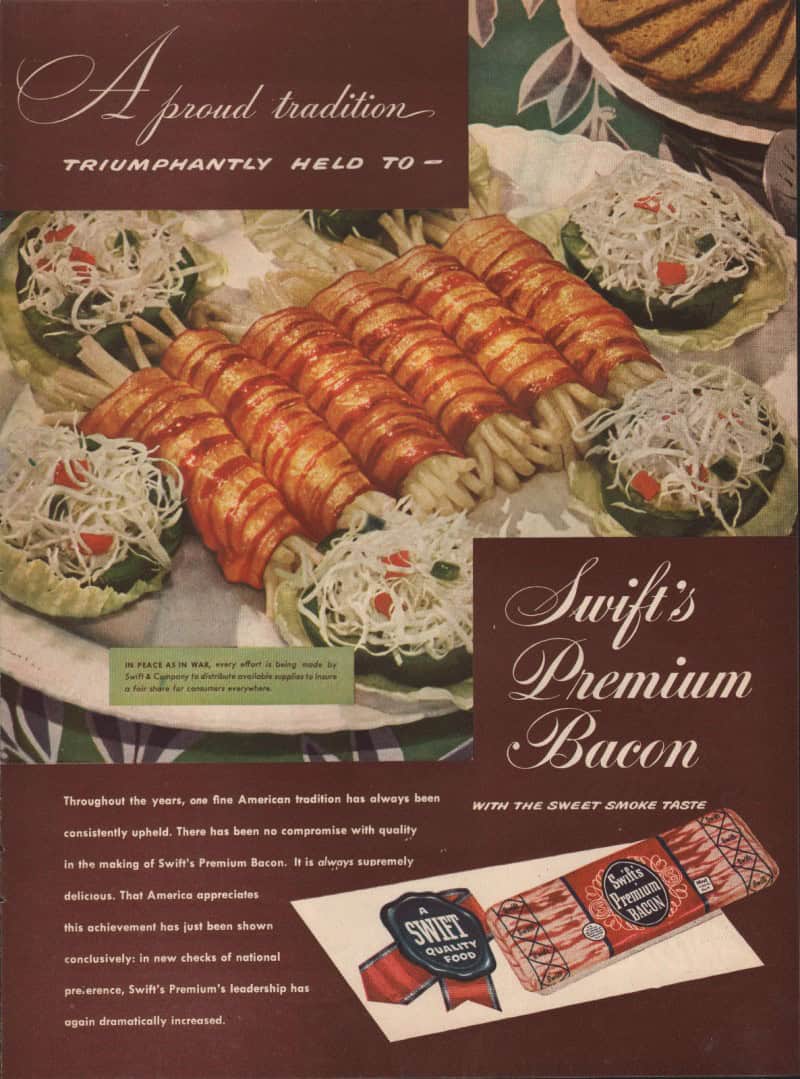 1946 bacon wraped around what_