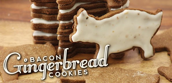 Bacon Gingerbread Cookies